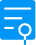 Ikon dokumen/halaman dengan kaca pembesar (mencari dokumen)
